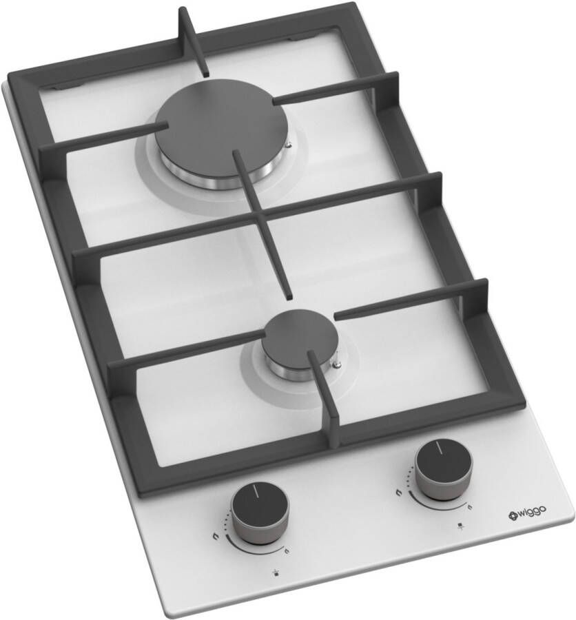 Wiggo Wh-g332rd(w)- Inbouw Gaskookplaat Met Wok 30cm Wit
