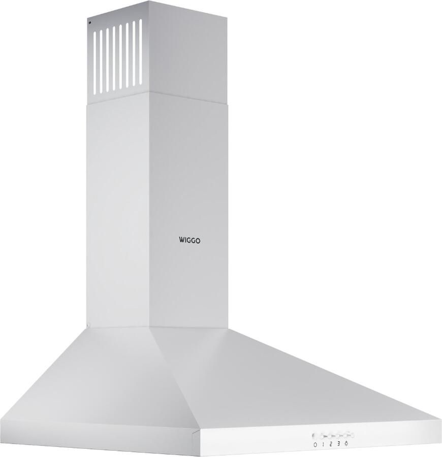 Wiggo WE-D530P(W) Wandschouw Afzuigkap 50cm Wit