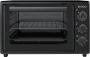 Wiggo WMO-E353(B) Vrijstaande Mini Oven 35 liter 1800 Watt Timer Zwart Tijdelijk een gratis koksmes van Villeroy & Boch ter waarde van 44 95€ bijgeleverd! - Thumbnail 3