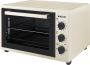 Wiggo WMO-E353(C) Vrijstaande Mini Oven 35 liter 1800 Watt Timer Creme Tijdelijk een gratis koksmes van Villeroy & Boch ter waarde van 44 95€ bijgeleverd! - Thumbnail 1