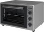 Wiggo WMO-E353(X) Vrijstaande Mini Oven 35 liter 1800 Watt Timer Grijs Tijdelijk een gratis koksmes van Villeroy & Boch ter waarde van 44 95€ bijgeleverd! - Thumbnail 1
