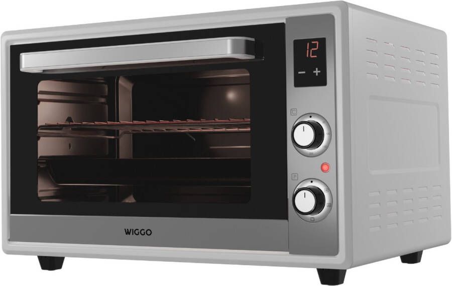 Wiggo WMO-E657(W) Vrijstaande Mini Oven Electrisch 60 CM 65 liter 2000 W 5 Jaar Garantie Wit