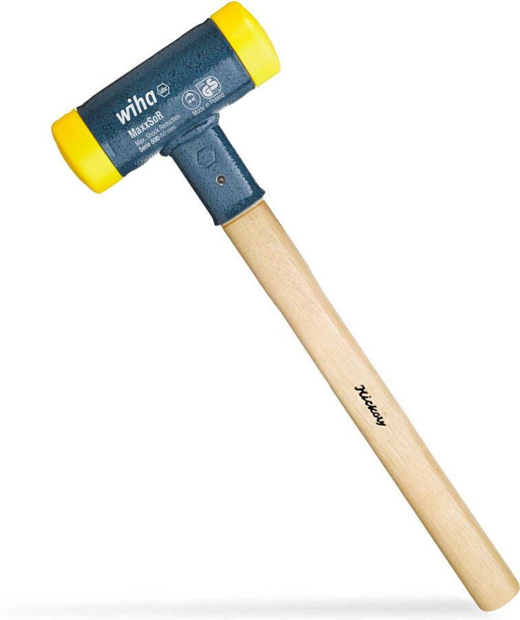 Wiha 02097 Kunststof hamer Middelhard Terugslagvrij 1250 g 385 mm 1 stuk(s)