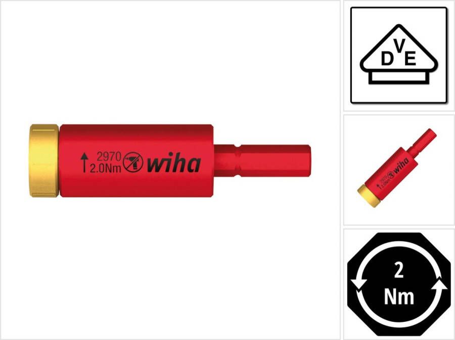 Wiha easy Torque electric 41342 Draaimomentadapter