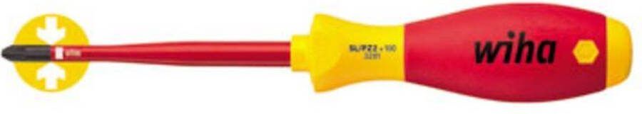 Wiha 3281 SoftFinish electric slimFix PlusMinus Schroevendraaier Pozidriv Sleuf PZ2 x 100mm