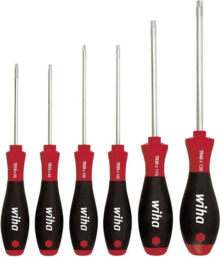 Wiha 362TR K6 SoftFinish TORX Tamper Resistant-Schroevendraaierset 6 delig