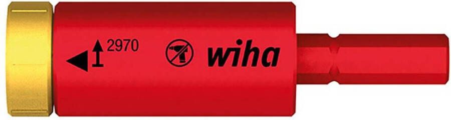 Wiha Moment easyTorque adapter electric voor slimBits en slimVario houder in blister (41341) 0 8 Nm