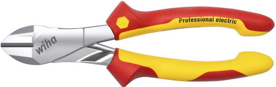 Wiha Krachtzijkniptang Professional electric met DynamicJoint met in- en uitschakelbare openingsveer 41279