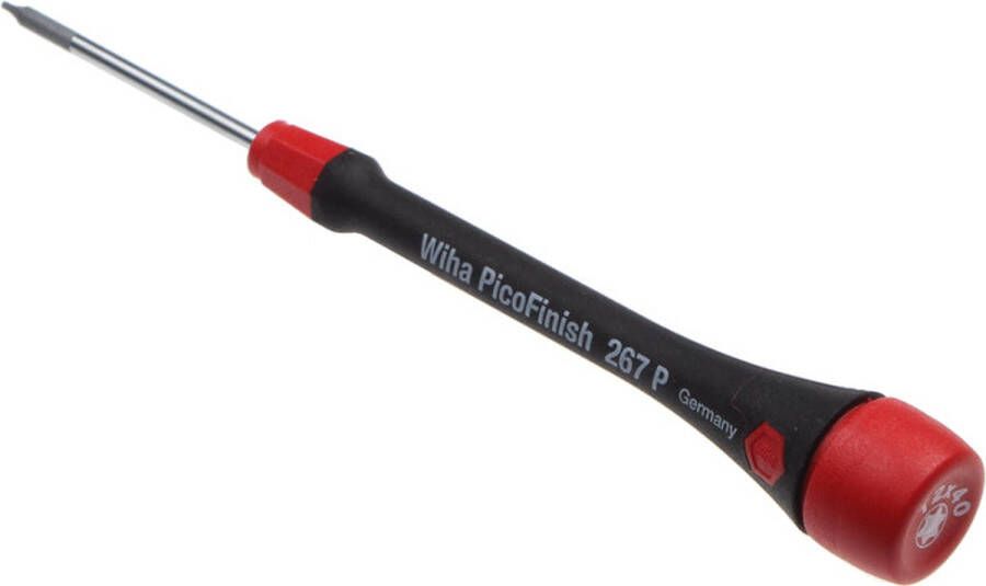 Wiha Picofinish Torx T2X40 schroevendraaier 267P schroevendraaiers Torx Hoogwaardige Chrome -Vanadium -MolybdenumSteel Chromop -blade tip zorgt Geschikt voor maximale dimensionale stabiliteit