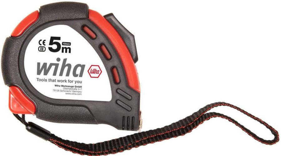 Wiha Rolmaat 5m met riemclip 33251