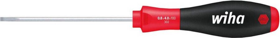 Wiha SoftFinish Sleufkop 4 0 x 100 Elektricien schroevendraaier 302