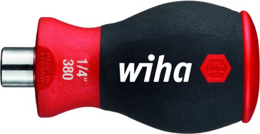 Wiha Schroevendraaier met bitmagazijn magnetisch TORX met 6 bits Stubby 1 4 in blister 33744
