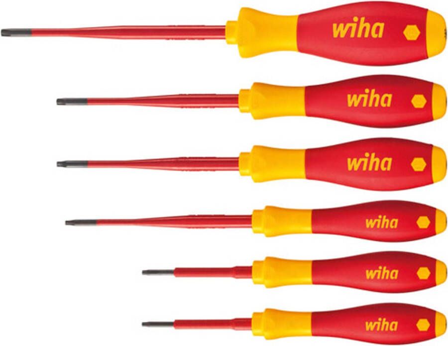 Wiha TORX schroevendraaierset SoftFinish electric slimFix 6-delig 36558