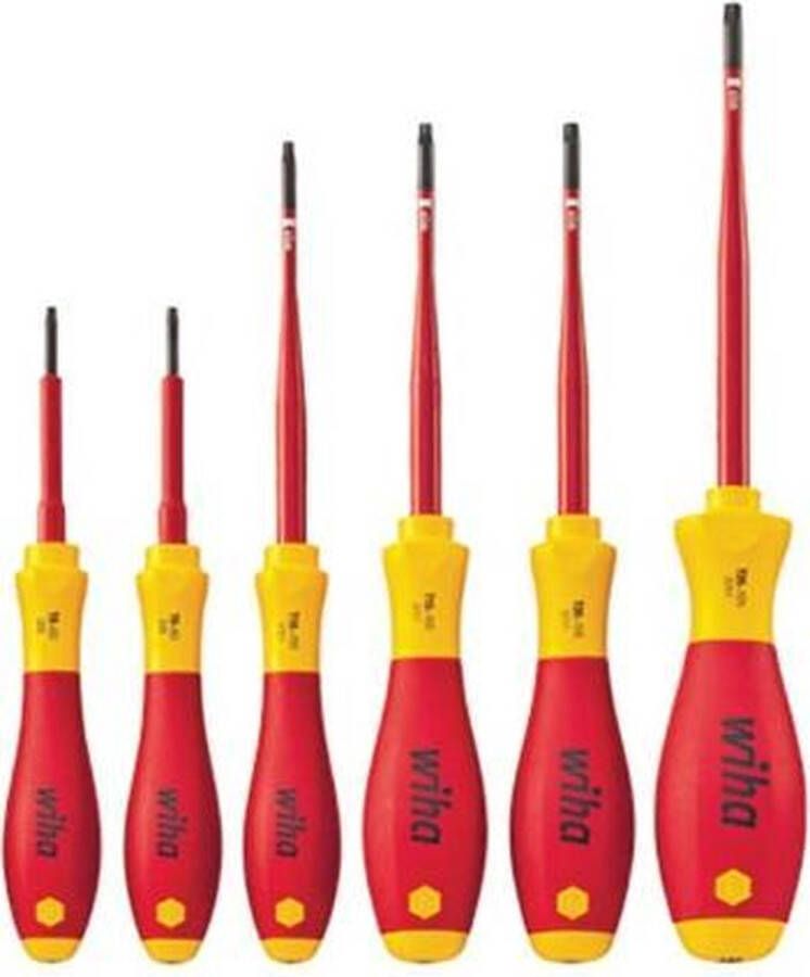 Wiha TORX schroevendraaierset SoftFinish electric slimFix 6-delig 36558