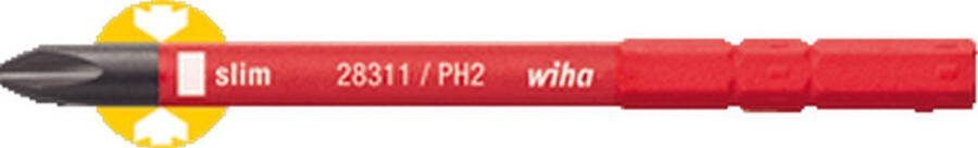 Wiha SlimBit electric Werkplaats Kruiskop Phillips Verwisselbare kling PH 2 75 mm Geschikt voor Torque