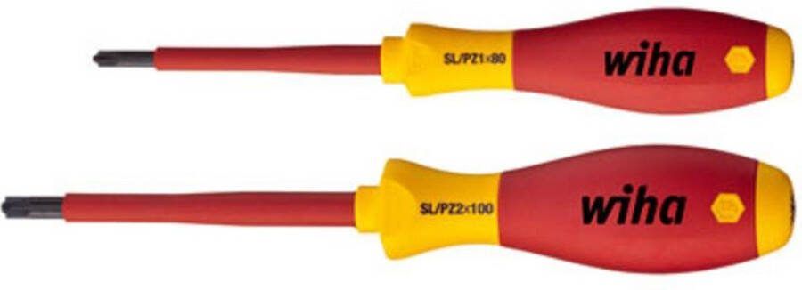 Wiha Softfinish Vde Gs Electric Xeno Sl Pz Schroevendraaierset Voor Klemschroeven Sb328 S2