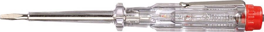Wiha Spanningszoeker 220-250 Volt Sleufkop Transparant Met Clip In Blister (32201) 3 0 Mm X 60 Mm (WH32201)