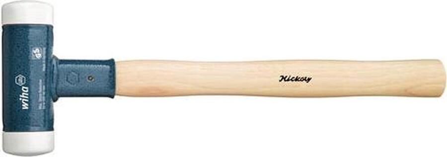 Wiha Kunststof hamer terugslagloos zeer hard met hickorysteel rond-slagkop 39012
