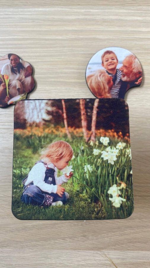 Wij en Blij Onderzetter met eigen foto vierkant