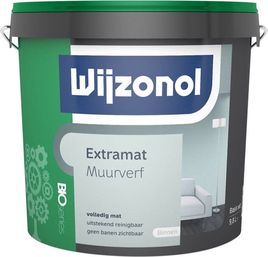 Wijzonol Muurverf Extra Mat 10 Liter Wit
