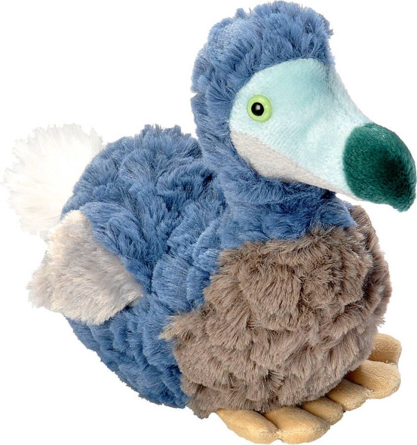 Wild Republic knuffel dodo junior 20 cm pluche blauw grijs