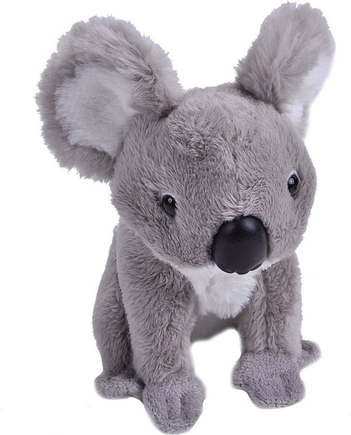 Wild Republic knuffel koala junior 13 cm pluche grijs