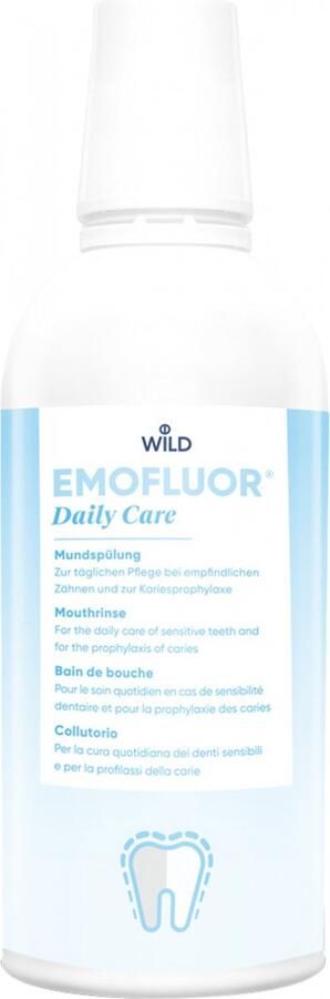 WILD Emofluor Daily Care Mondwater 500 ml