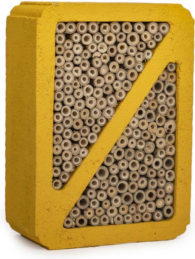Wildbird Insectenhotel Salina 27x19x20 cm Geel