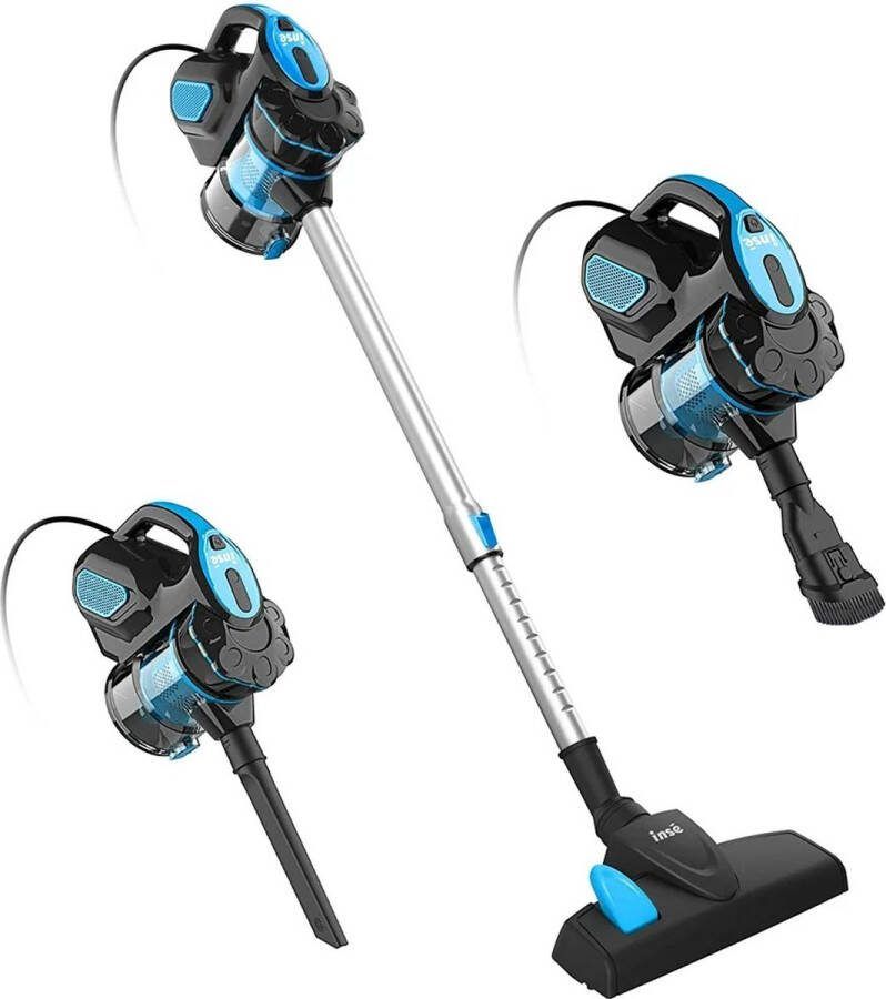 Wildor Stofzuiger Hand Handstofzuiger Stokzuiger Schoonmaken Huisdier Haar Tapijt 18Kpa 600W Blauw