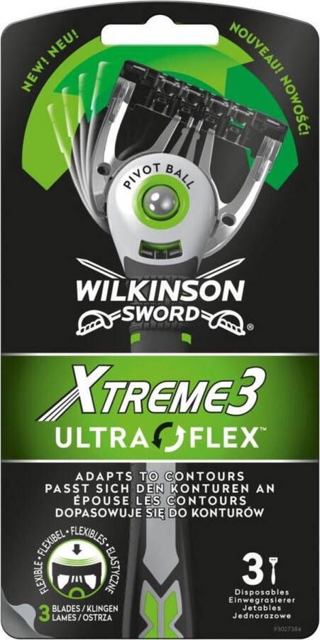 Wilkinson 10x Men Scheermes Xtreme 3 Ultra Flex 3 stuks