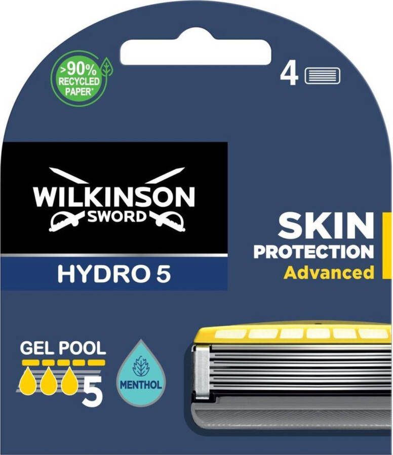 Wilkinson 10x Scheermesjes Hydro 5 Skin Protection Advanced 4 stuks
