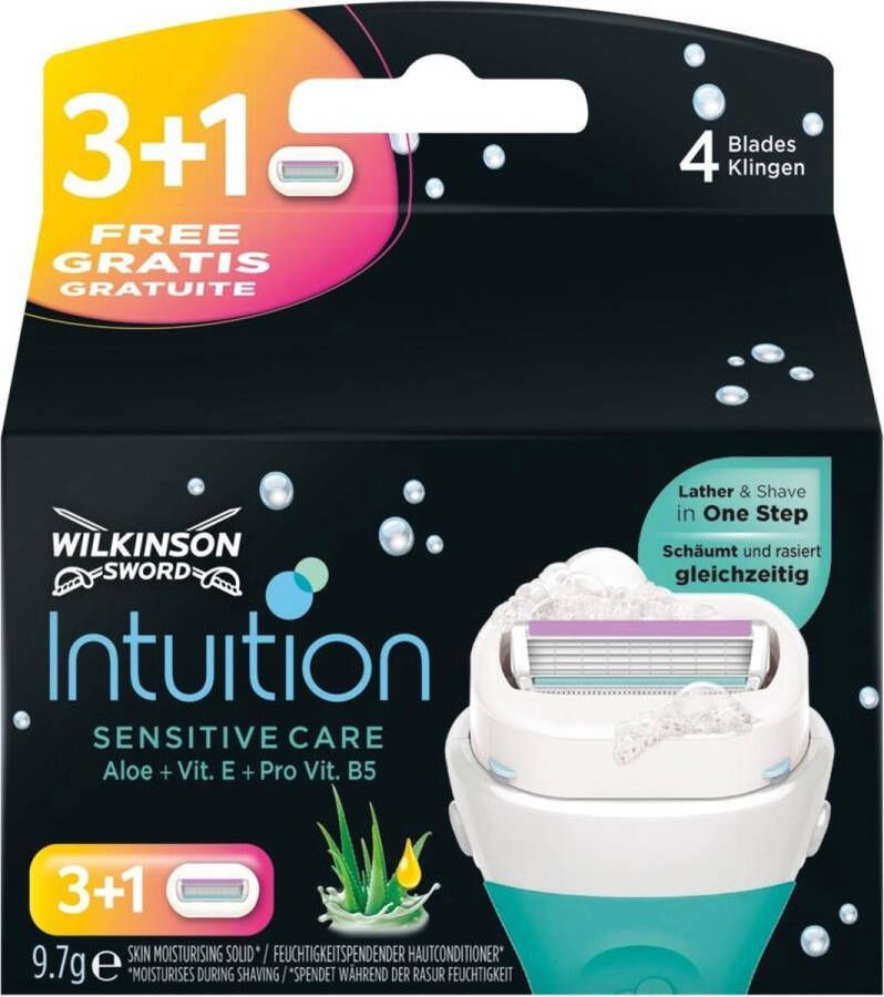 Wilkinson 10x Woman Scheermesjes Intuition Sensitive Care 4 stuks