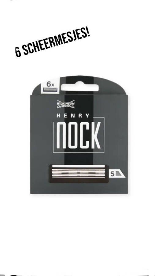 Wilkinson Henry Nock met 6 scheermesjes 5 bladen