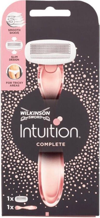 Wilkinson Intuition Compleet scheerapparaat met vervangbare mesjes voor vrouwen 1pc