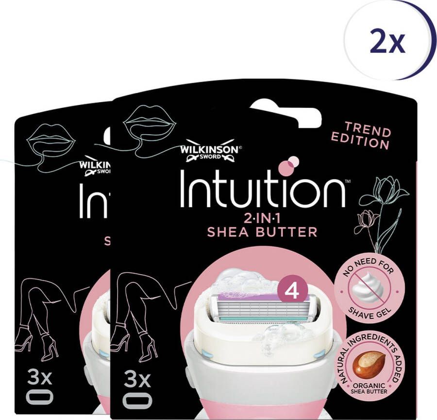 Wilkinson Sword Wilkinson Woman Scheermesjes Intuition Ultra Moisture 6 stuks Scheermesjes Voordeelverpakking