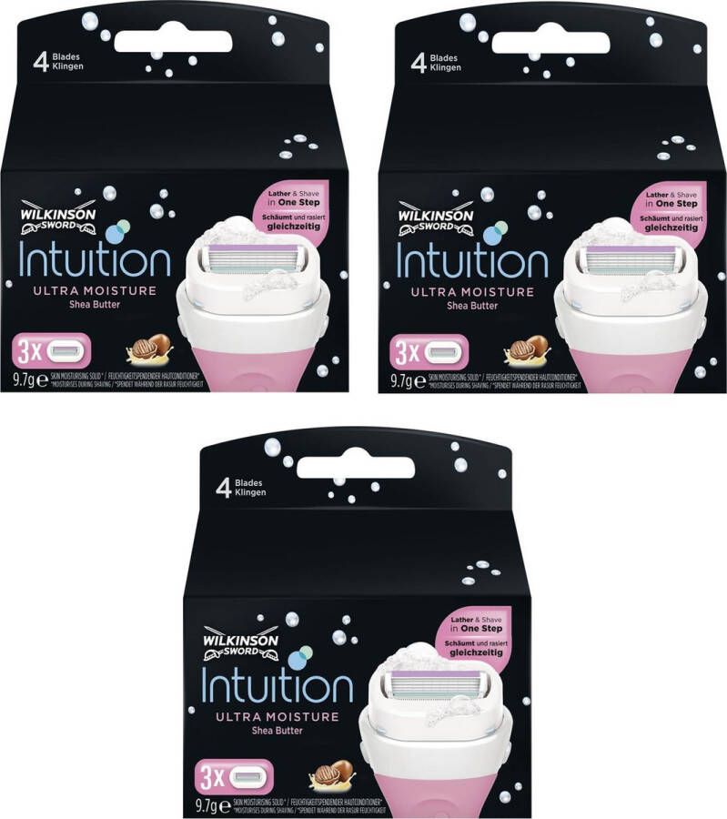 Wilkinson Intuition Ultra Moisture Navulscheermesjes 9 stuks