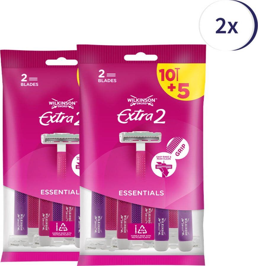 Wilkinson Sword Essentials Wegwerpscheermesjes 2x 15 Stuks