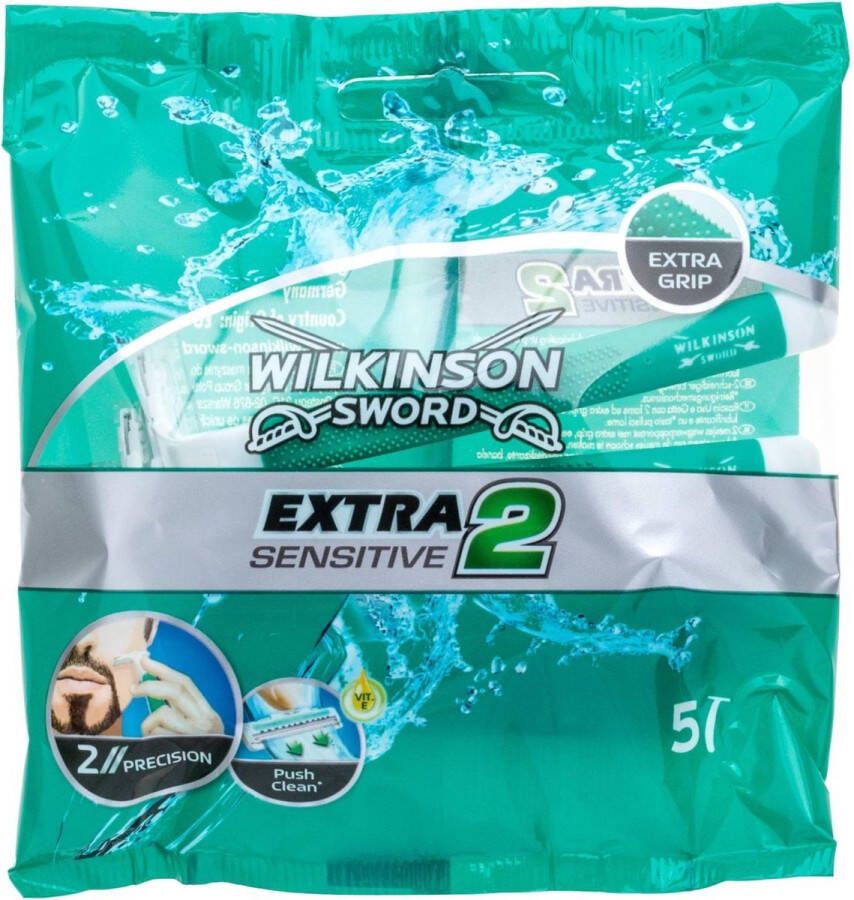 Wilkinson Sword Extra 2 Wegwerpscheermesjes Sensitive 5pcs