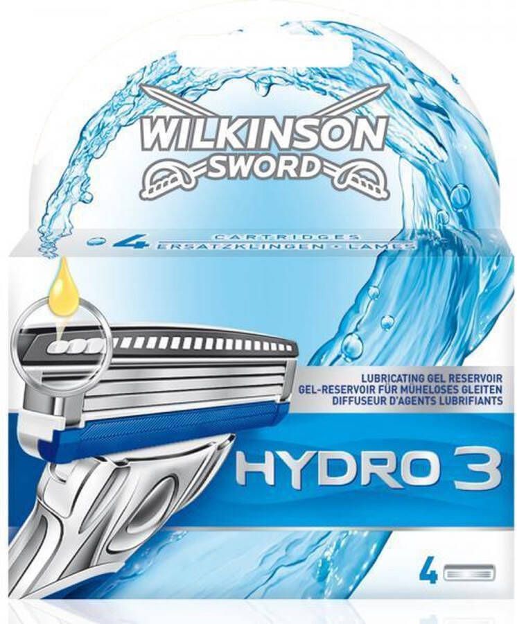 Wilkinson Sword Hydro 3 4 stuks Scheermesjes