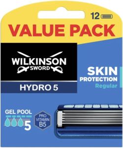 Wilkinson Hydro 5 Skin Protection Regular Vervangende Scheermesjes Voor Mannen 12st