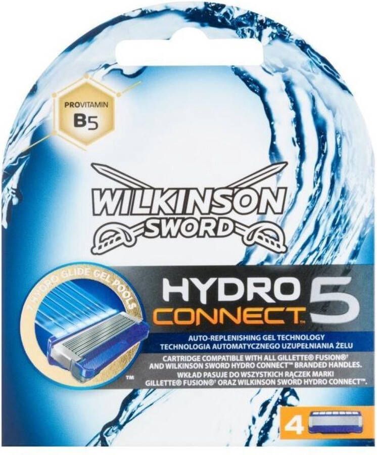 Wilkinson Sword Hydro 5 Connect Scheermesjes 4 Stuks