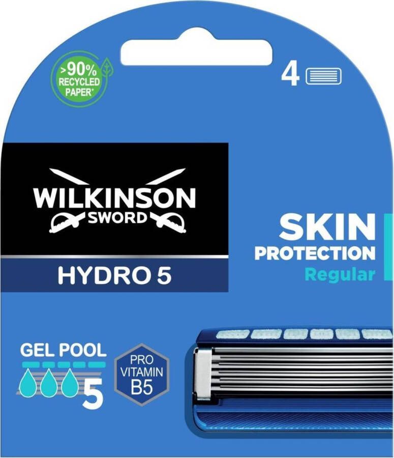 Wilkinson Hydro 5 Skin Protection Navulmesjes Regular 4 stuks