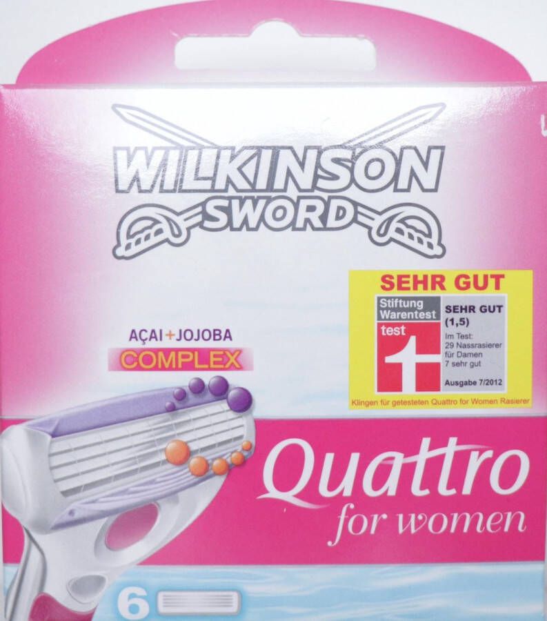 Wilkinson Sword quattro for women 6 scheermesjes