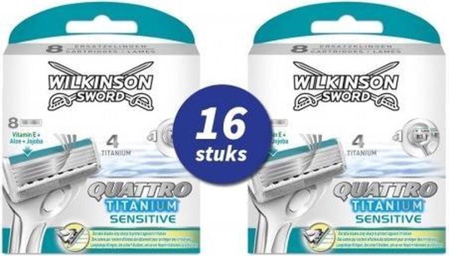 Wilkinson Sword Quattro Titanium Sensitive -16 mesjes