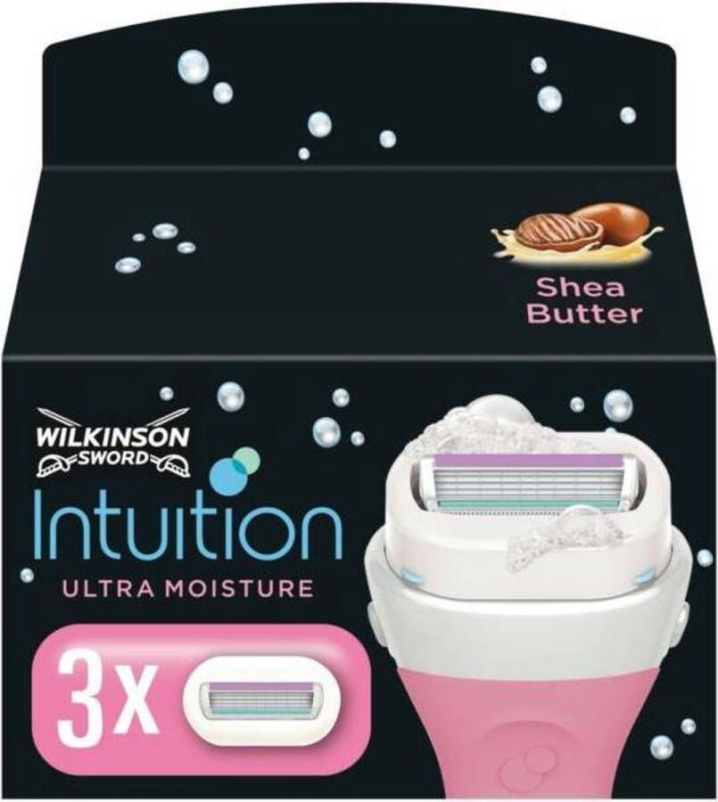 Wilkinson Sword Wilkinson Scheermesjes Intuition Ultra Moisture Shea Butter 3 scheermesjes