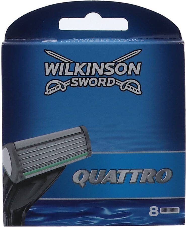 Wilkinson Voordeelverpakking van 3 x Quattro Titanium 8-pak Regular 6122