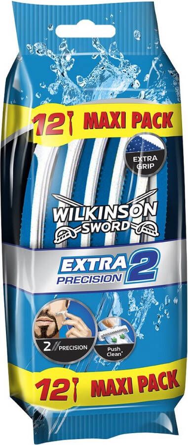 Wilkinson Wegwerpscheermes Extra 2 Precision 12 + 3 Gratis Free