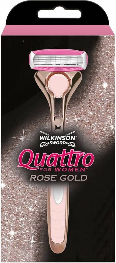 Wilkinson Woman Scheermes Quattro Razor Rosegold