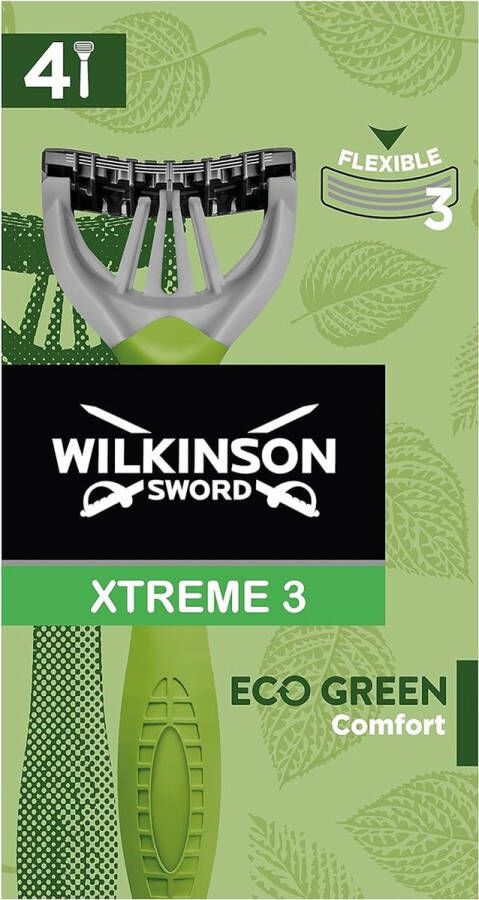 Wilkinson x8 Sword Xtreme 3 Eco Green 4PACK