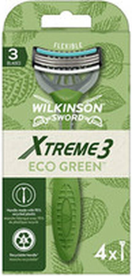 Wilkinson Xtreme3 ​​eco Green (4 Pcs) Disposable Razor For Men